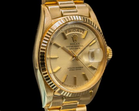 18k yellow gold rolex day date president oyster perpetual watch|oyster perpetual day date price.